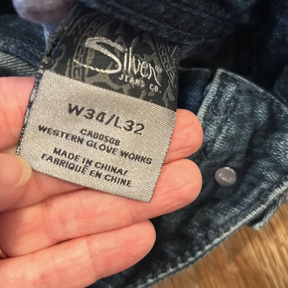 SILVER Suki Surplus bootcut distressed blue jeans - Picture 4 of 10